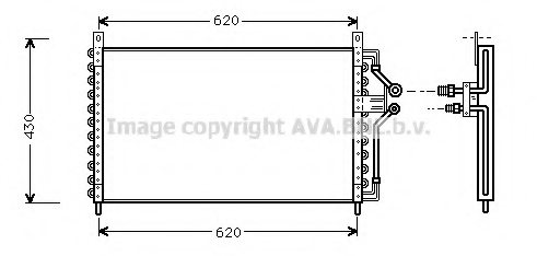 PRASCO OLA5226 Condenser, air conditioning